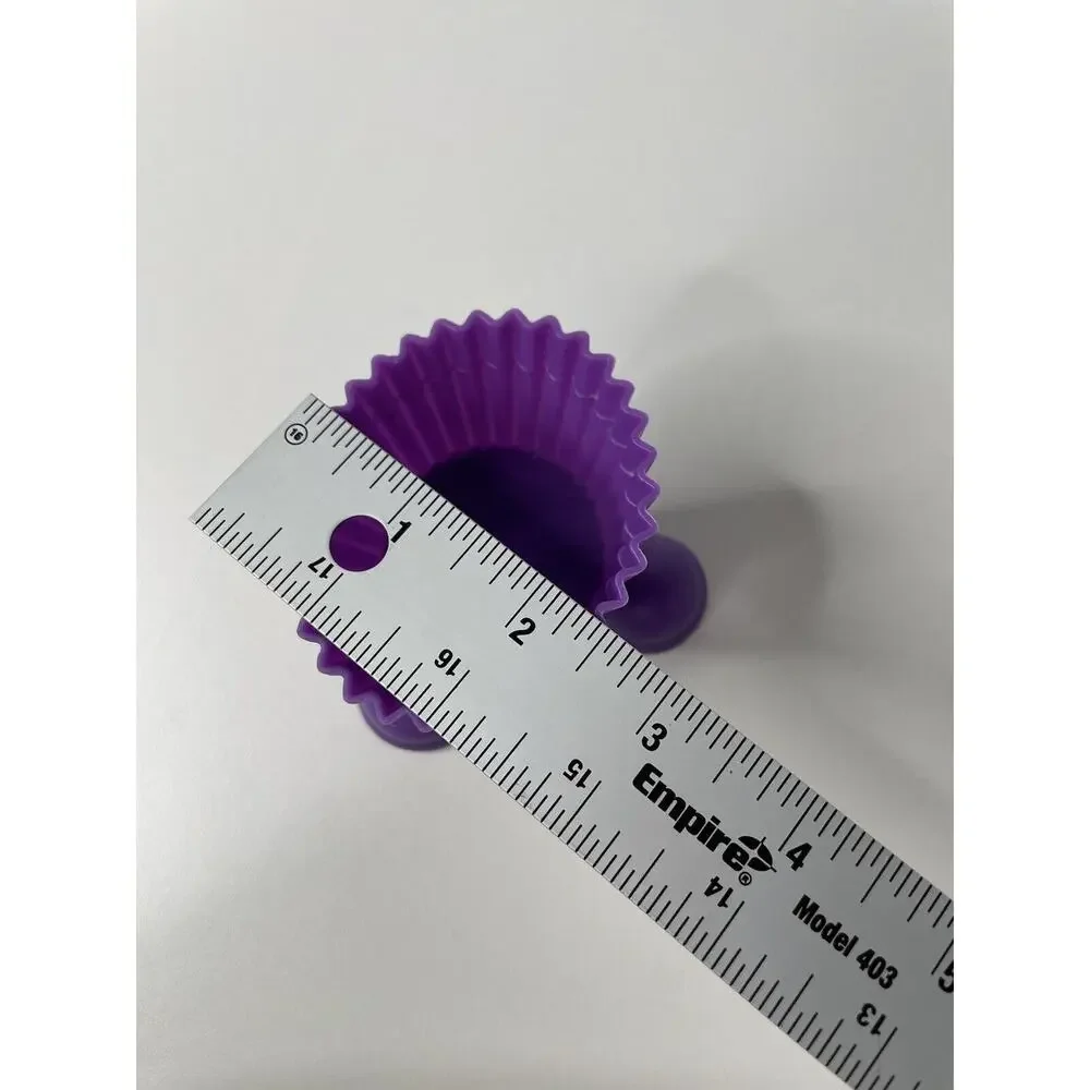 Wilton Silicone Cupcake Muffin Holders Feet Set Of 4 Bake‎ Party 3D Bake